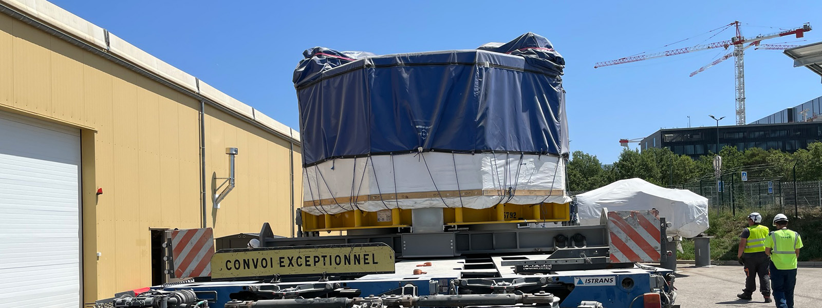 Central Solenoid module being delivered