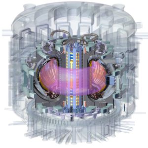 The central solenoid is at the heart of the ITER tokamak. It both initiates plasma current and drives and shapes the plasma during operation. Image: US ITER