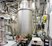 The cryoviscous compressor prototype underwent testing at the ORNL Spallation Neutron Source cryogenic facility before shipment to the ITER site.