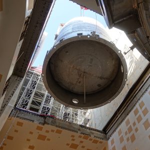 The first three drain tanks were installed in the tokamak complex in 2018.