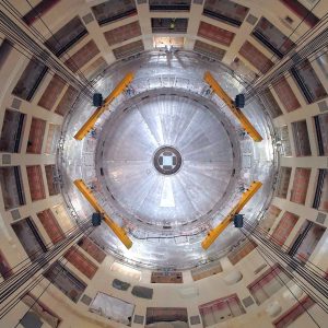The installation of the cryostat base marked the start of ITER tokamak assembly.