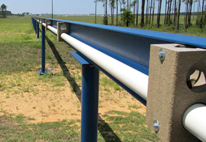 The 800 meter long jacketing bench at High Performance Magnetics runs parallel to a runway under renovation at Tallahassee Regional Airport.