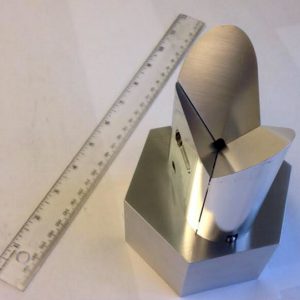 A corner cube reflector prototype for the toroidal interferometer and polarimeter (TIP) diagnostic. Photo: PPPL