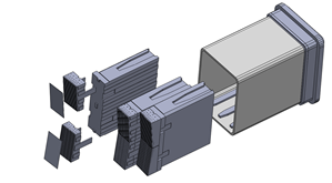 A diagram of an equatorial port plug shows the three vertical diagnostic shield modules with detachable first wall blocks. The modular approach has many advantages including efficient design collaboration, easier maintenance and the possibility for future upgrades to the ITER diagnostic systems. Image: US ITER